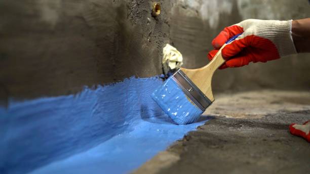 Commercial Waterproofing project at a Thurston, OH business property by SJ Waterproofing Pros